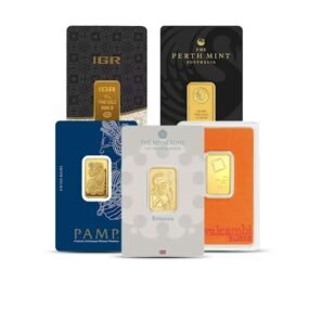 10 gram pure gold assorted bars (various mints)