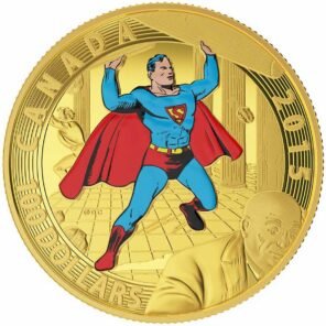 2015 $100 14 karat gold coin – iconic superman™ comic book covers