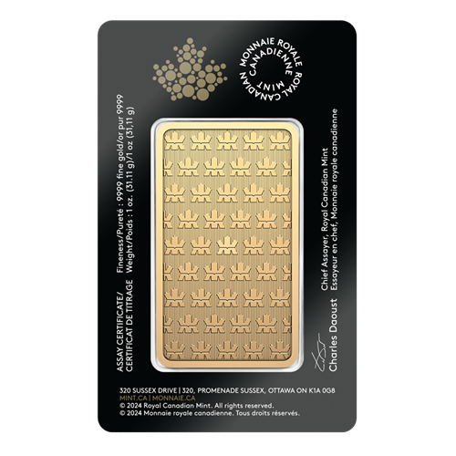 1 oz royal canadian mint gold bar 1 oz royal canadian mint gold bar