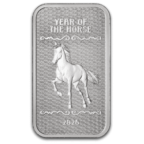 1 oz pamp year of the horse silver bar 2026