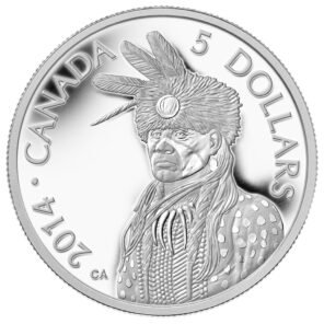 2014 $5 portrait of nanaboozhoo – pure platinum coin