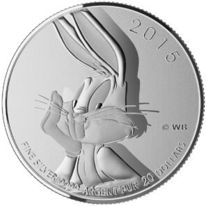 2015 $20 fine silver coin looney tunes tm : bugs bunny