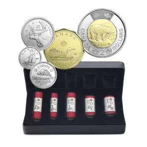 2017 classic canadian coins special wrap – 5 roll collection