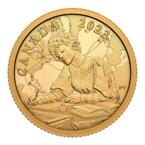 2023 $10 his majesty king charles iii’s royal cypher – pure gold coin