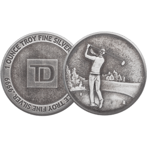 1 oz td silver ball marker