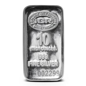 10 oz istanbul gold refinery (igr) silver bar