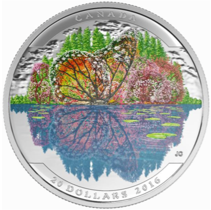 2016 – $20 fine silver coin – landscape illusion – butterfly 2016 – $20 fine silver coin – landscape illusion – butterfly
