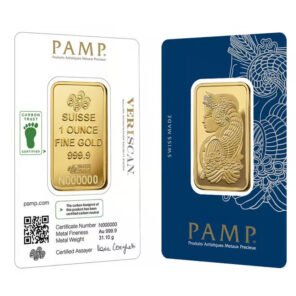1 oz gold bar pamp suisse lady fortuna