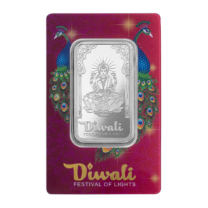 silver 1 oz pamp 2024 diwali peacocks bar
