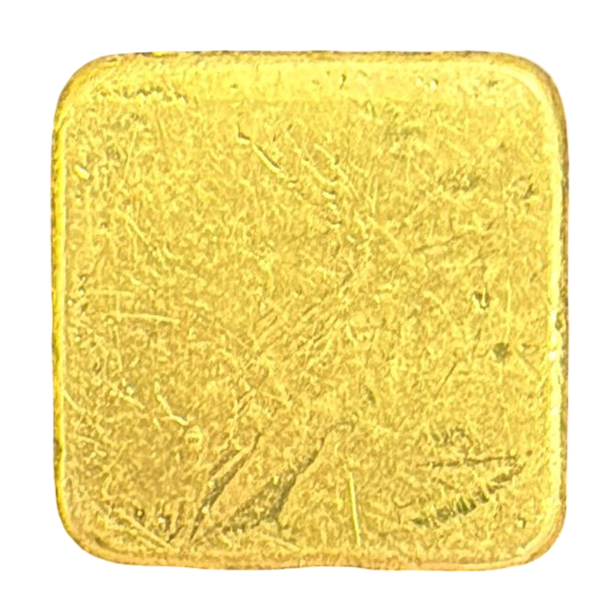 1.2 oz square gold cast bar 1.2 oz square gold cast bar