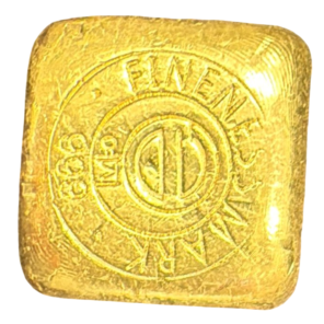 1.2 oz square gold cast bar