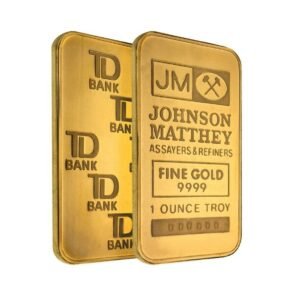 1 oz johnson matthey td bank gold bar